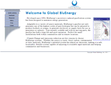 Tablet Screenshot of globalbluenergy.com